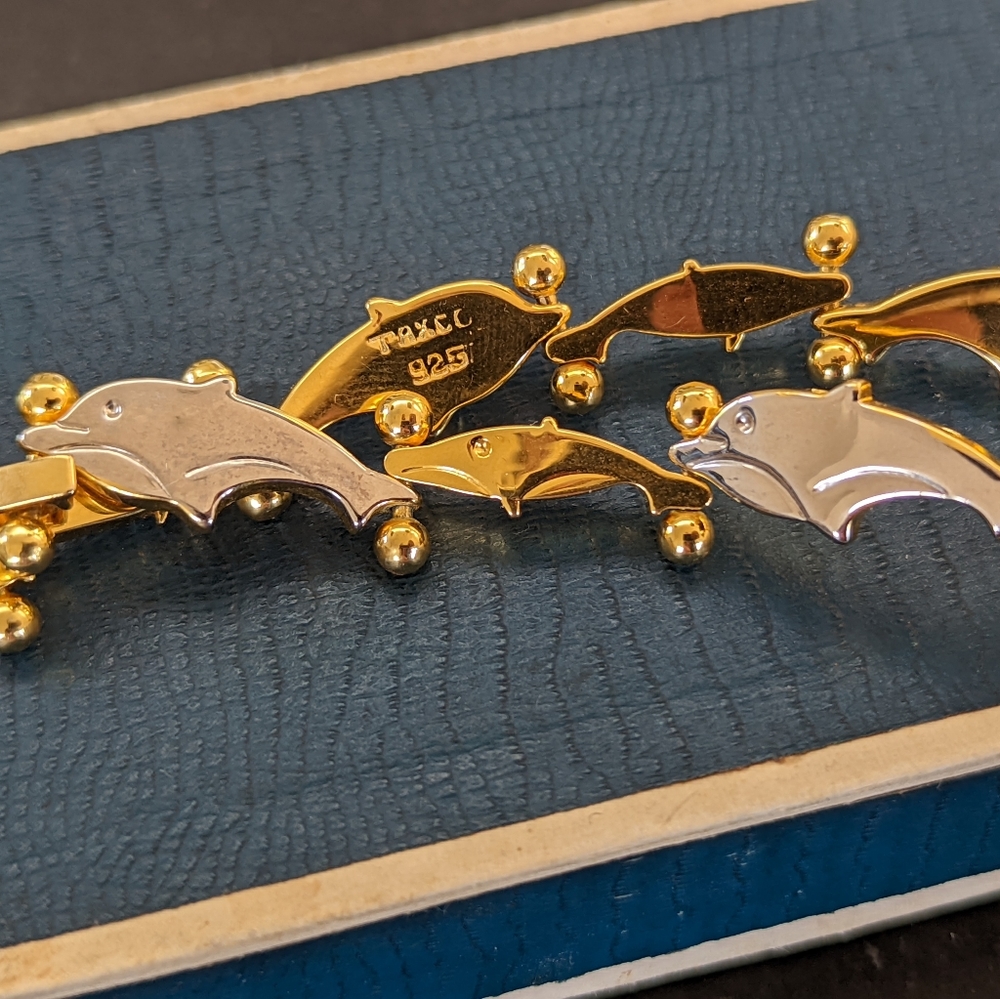 Gold and silver tone bracelet